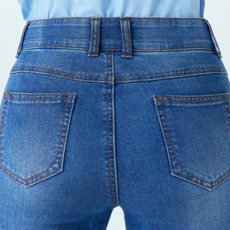 Bang Bang Women S Semi Flare Fit Stretch Denim 1 Of 3