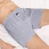 Эластичный пояс с высокой талией, тонкие мужские трусы, однотонные свободные шорты, трусы
