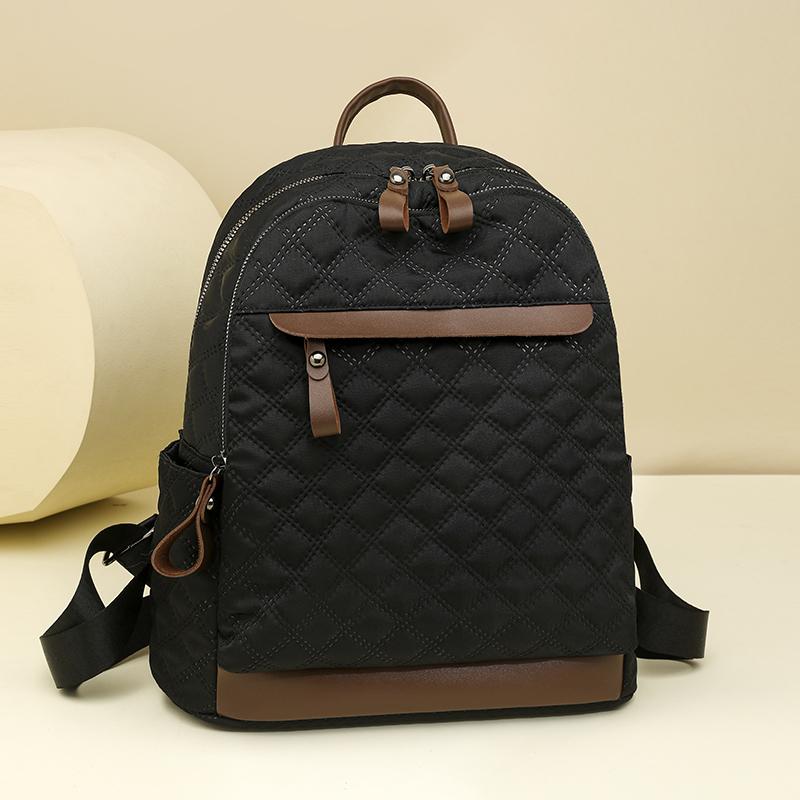 Рюкзак Студенческий Школьный Рюкзак Женский Легкий Ромбовидный Рюкзак