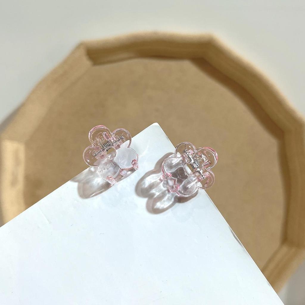 2 шт., акриловые цветочные мини-коготь для волос для женщин, девушек, макияж, заколки для волос, аксессуары для волос, зажим для волос, головные уборы