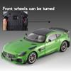 Большой 1:18 Mercedes-Benz AMG GTR Модель автомобиля Металлический литой автомобиль Коллекционная игрушка для хобби Звук и свет инерционный механизм Миниатюрная игрушка для мальчиков Детский подарок