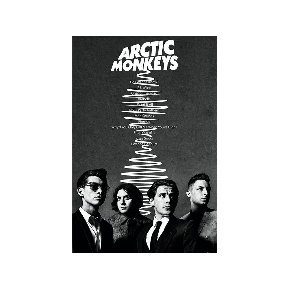 Классический постер с изображением арктических обезьян, настенный холст с принтом, модный альбом музыкальной группы, темная картина для гостиной, домашний декор, Cuadros