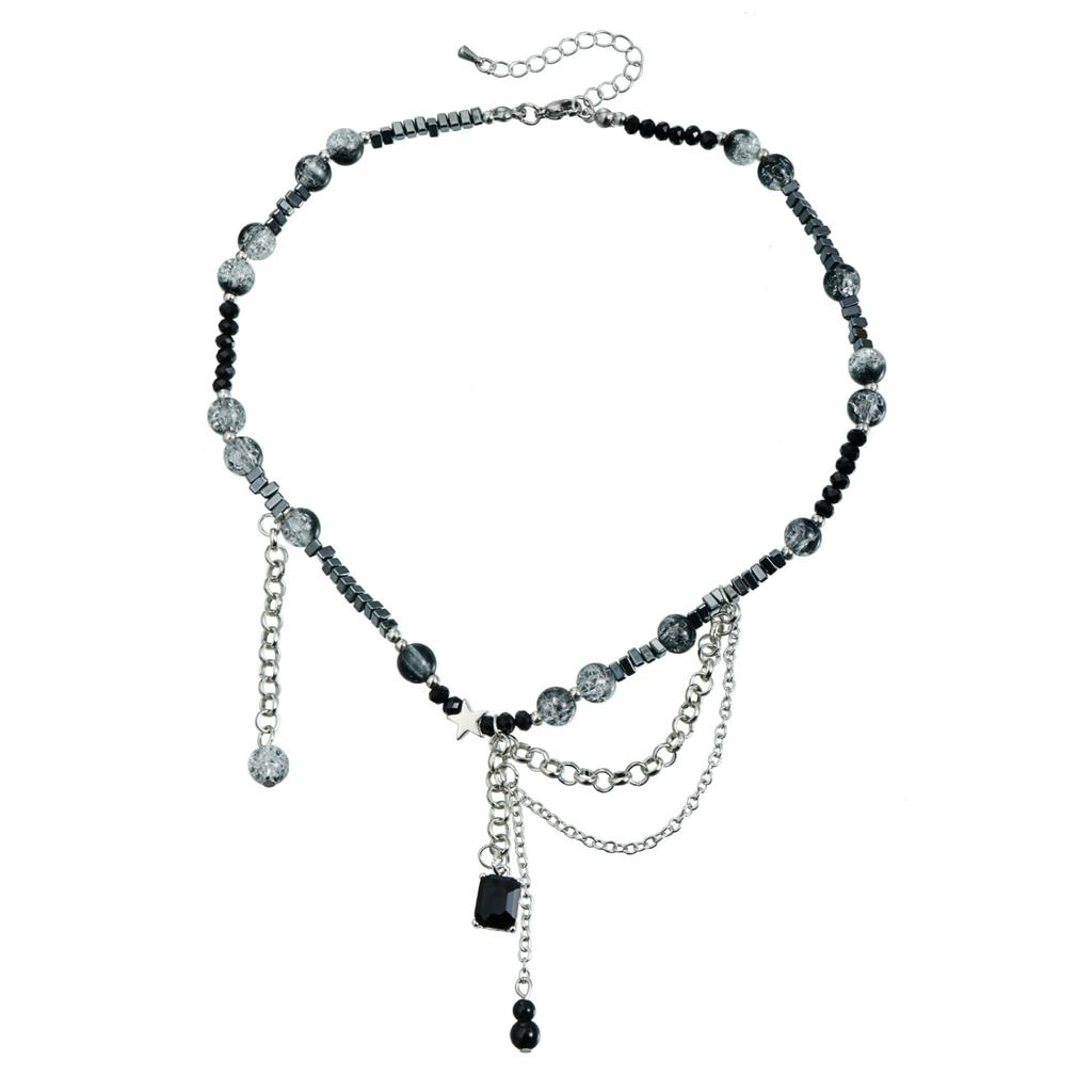 Tassel Patchwork Clavicle Necklace, Sexy Necklace