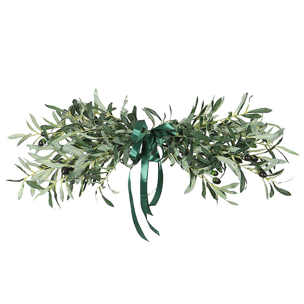 Имитация Оливкового Линтеля Венок Настенный Подвес Линтель Гирлянда Свадьба Украшение для Дома