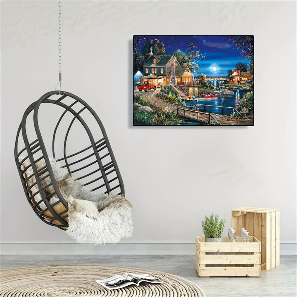 DIY алмазная живопись ночной город набор для вышивки крестом мозаика искусство алмазная живопись полный круг/квадратный алмаз украшение дома