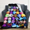1Pc Cubes Expressions Colors Blanket For Couch Bed Plush Cozy Fuzzy Blanket Super Soft Warm Blankets For Fall And Winter 091812