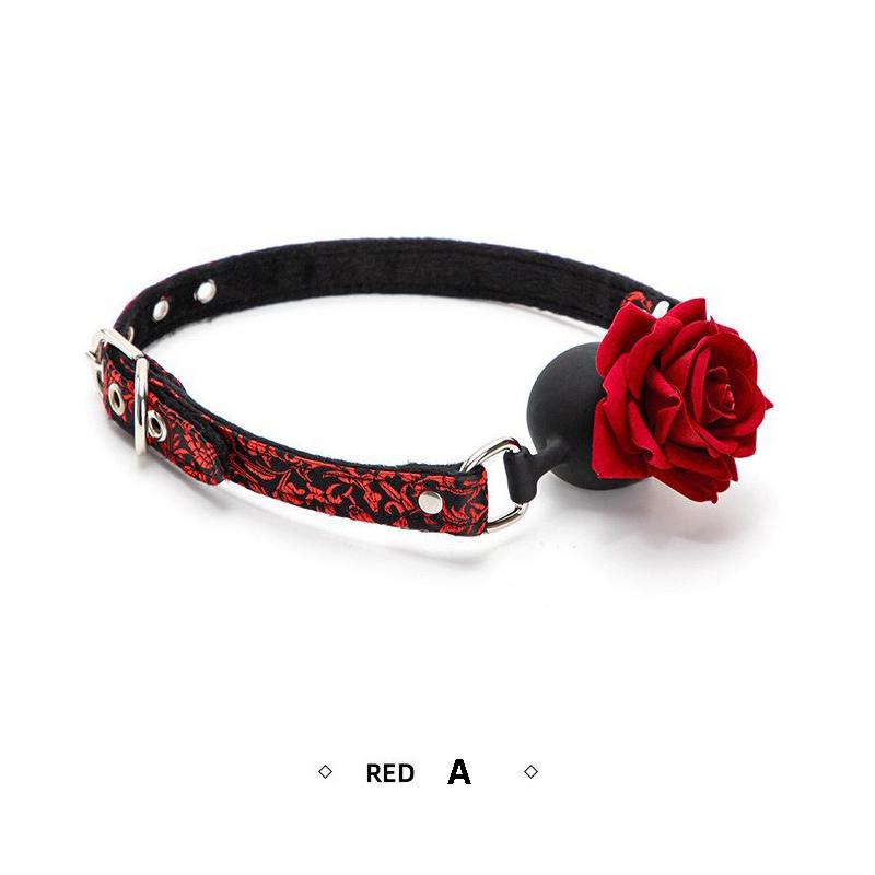 5 цветов роза рот кляп сексуальный ретро кружевной узор бондаж БДСМ рот мяч собака раб флирт взрослые игры секс игрушки для женщин пара