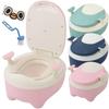 Iimono117 Potty for Squeezable Auxiliary Toilet Toilet Penguin Sticker Included Children, Western-style, Handle, Chair-type Potty, Western-style