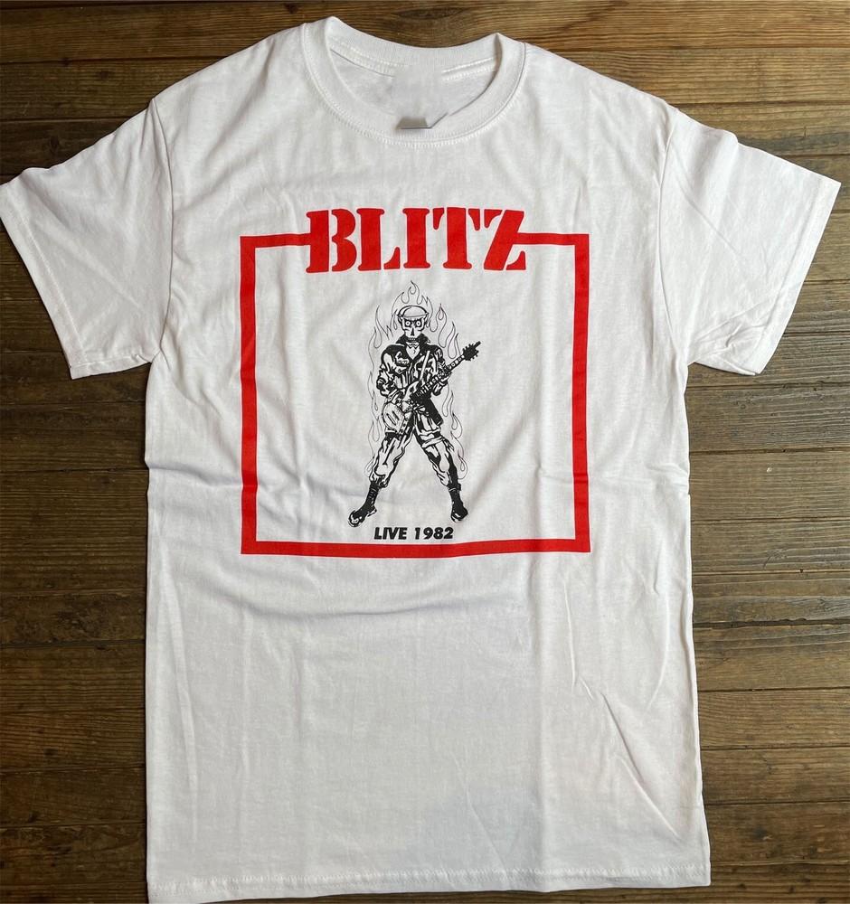 BLITZ BAND LIVE 1982 Футболка Унисекс Концертный S до 5XL Унисекс Футболка
