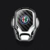 Car Switches Button Engine Start Stop Metal Protective Ring Cover For Alfa Romeo Giulia Stelvio Junior Tonale 33 Stradale 4C Giu