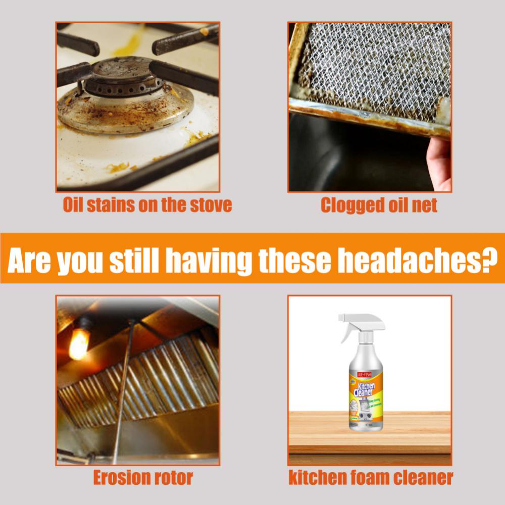 3 шт. 60 мл пенный очиститель кухонный жирочиститель пятновыводитель волшебный обезжириватель спрей пенный очиститель кухонные чистящие средства для дома
