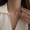 2025 New Fashion Four Pearl Choker Necklaces Girl Summer Luxury Baroque Pearl Pendant Clavicle Chain For Women Jewelry Gifts