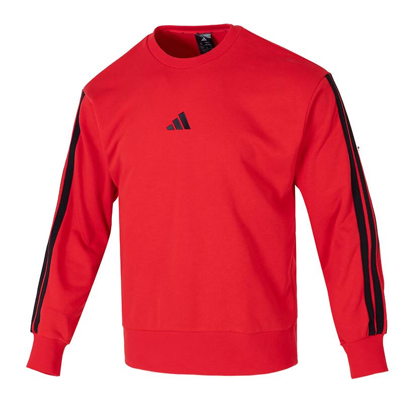 Adidas Men's 3-Stripes Crewneck Sweatshirt JE6373