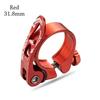 High Quality 31.8/34.9mm Road Bike Aluminium Bicycle Seatpost Clamps Quick Release Bike Seat Clamp