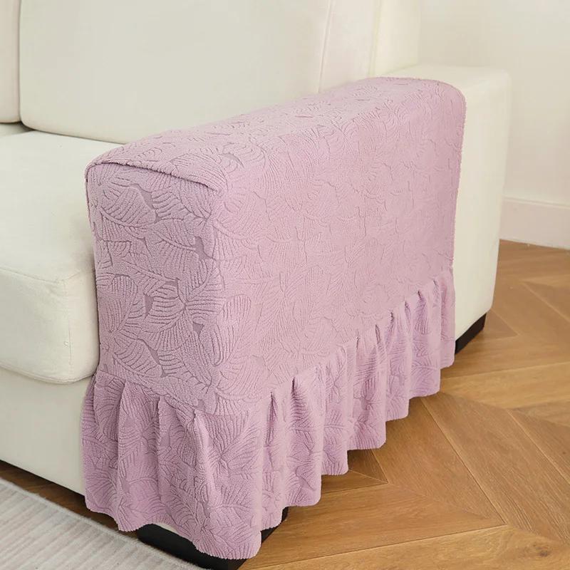Armrest Covers Thickened Non-Slip Sofa Armrest Protector Universal Soft Warm Furniture Protector for Chair Sofa Couches Recliner