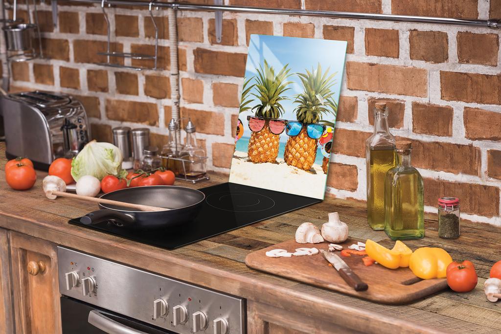 SZKLANA DESKA DO KROJENIA 35x52 ANANAS