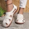 Fashion Women's Shoes Sandals 2024 Summer New Hollow Breathable Shoes Large Size Flat Sandals Women's Shoes Special Price