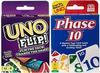Unos Phase 10 — набор Uno Flip 2 Pack и