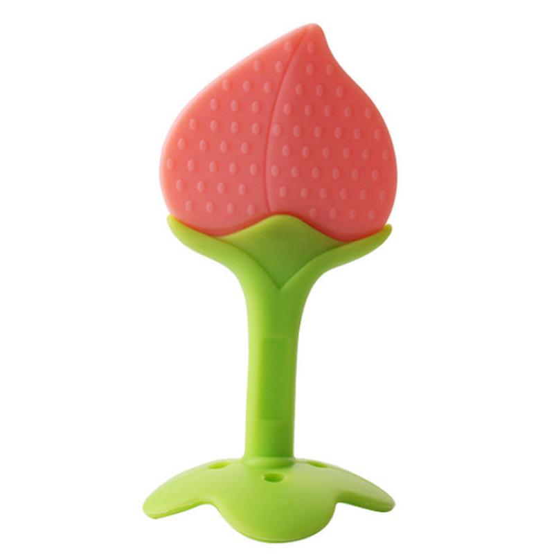 Новорожденный Прорезывание зубов Фрукты Дети Детские Силиконовые Игрушки для прорезывания зубов Гуттаперча Дети
