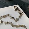 Punk Belts Thorns Wire Barbed Trousers Long Waist Chain Y2k Belts Hippop Grunge Goth Women Men Pants Jeans Accessories