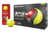 TaylorMade TMJ24 TP5x YLW JPN (12-ball pack) TP5x Yellow Golf Balls, 2024 Model