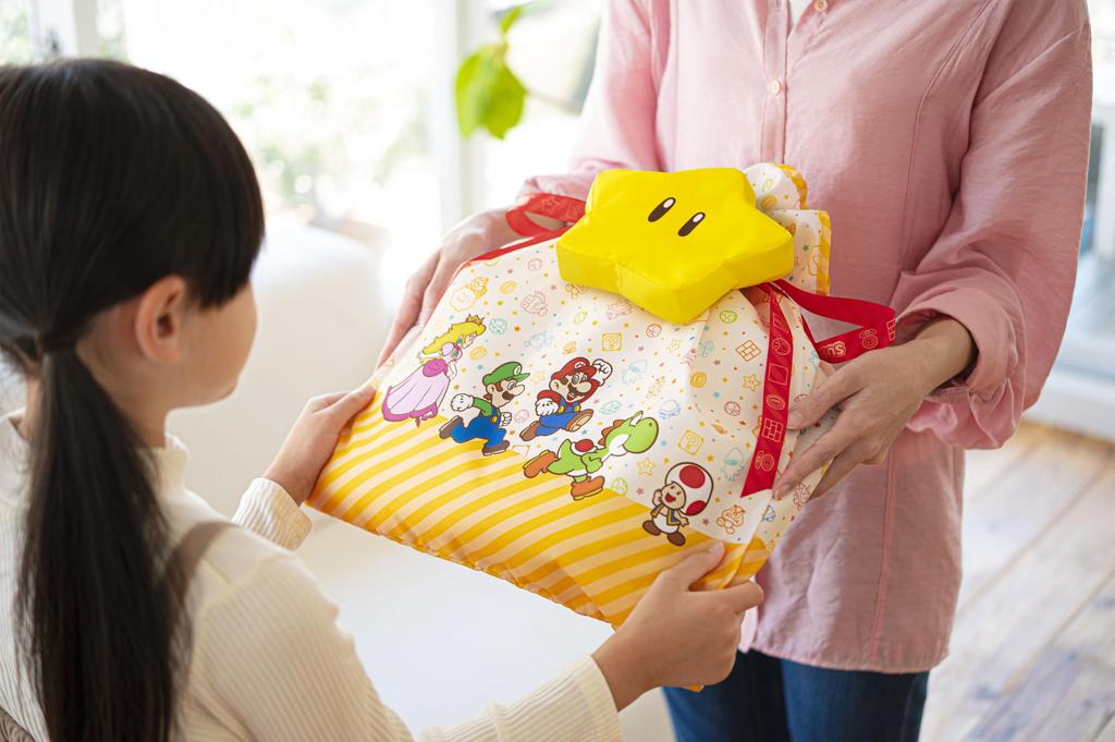 Nintendo Sales Super Mario Wrapping x Eco Bag (Mario Characters)