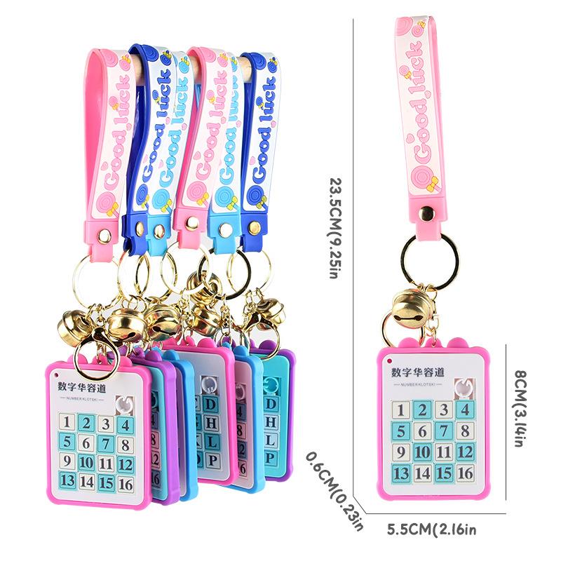 Детская наука и образование Образование и интеллект Хуажун Дорога Цифровой Английский Лестница Скользящая Таможенное оформление Портативный Брелок Подвеска