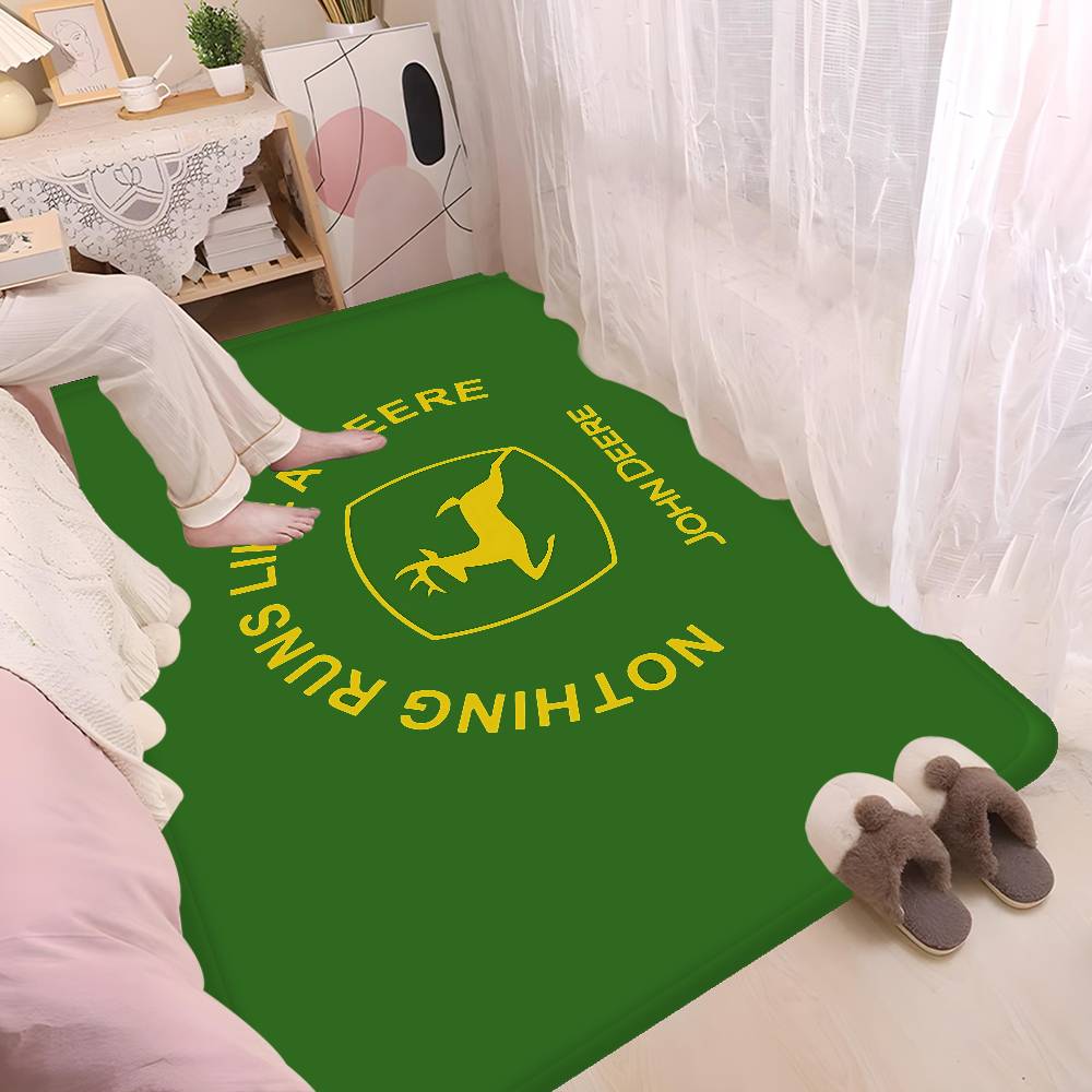 Сельскохозяйственная техника J-John Deere Коврик для ванной Нескользящий Впитывающий воду Длинная полоса Подушка Коврик для спальни Приветственный коврик