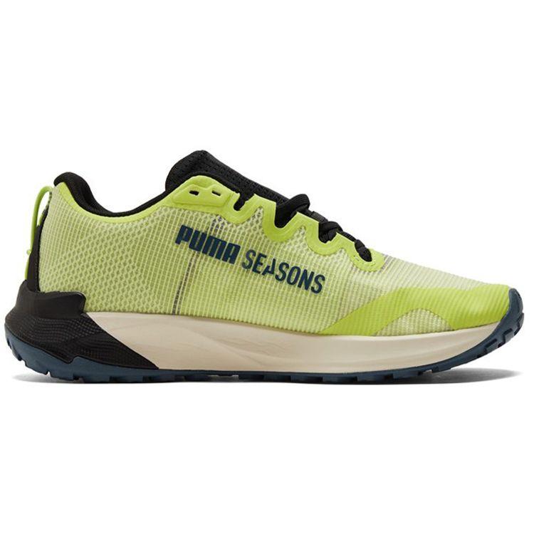 Puma Мужские флуоресцентно-зеленые кроссовки для тренировок и бега Fast‑Trac Nitro с низким верхом 377044-05