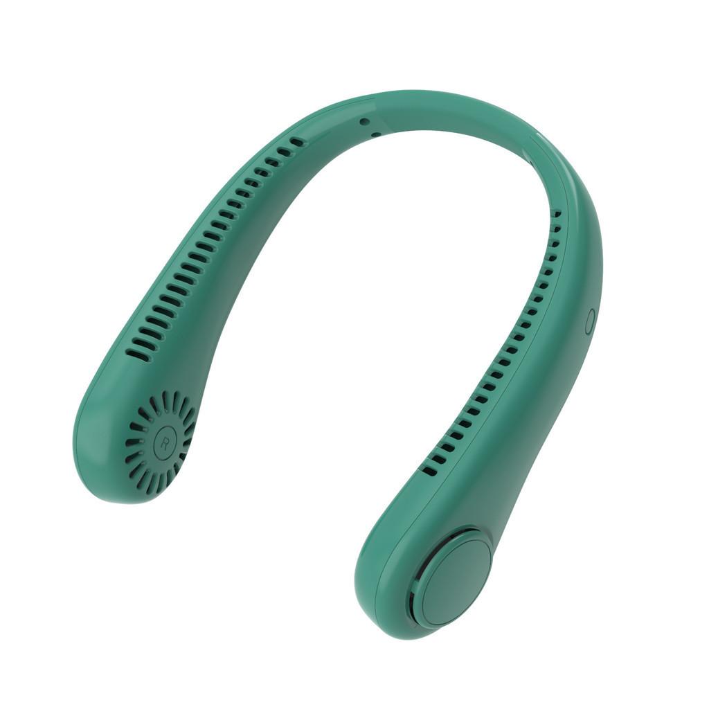 7 Вт Силиконовый шейный подвесной вентилятор Портативный бесшумный безлопастной вентилятор с мощным ветром USB-вентилятор охлаждения 200*250 мм