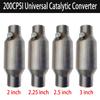 2"/2.25"/2.5"/3" Catalytic Converter High Flow Metal Core Honeycomb Exhaust Filter 200 Cell Euro1 High Performance Sport