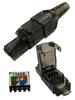 Wtyk Wtyczka Rj45 Beznarzędziowy Kat.6a Utp Awg 26-22 Drut
