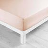 Drap Housse - Oscar - 140 x 190 cm - Microfibre - Couleur Nude - Bonnet 30 cm
