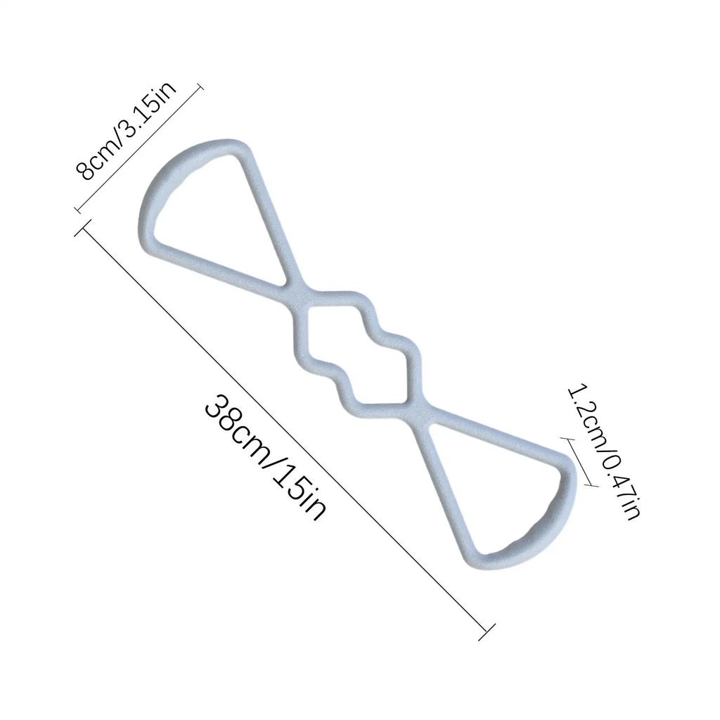 Эспандеры для упражнений на спину Эспандер-восьмерка для упражнений на спину Наращивание мышц Нескользящее оборудование Тяговый трос для тренажерного зала Пилатес