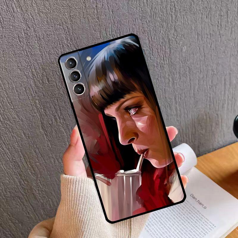 Чехол для телефона с постером фильма «Криминальное чтиво» для Samsung Galaxy S25 S26 Ultra S20 S21 S22 S23 S24 S10 Plus S24 FE S25 FE
