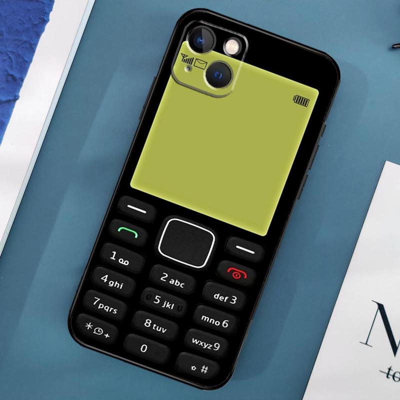 Ретро Чехол для Мобильного Телефона Для iPhone 16 15 14 13 12 11 Pro Max X XS Max XR Plus Защитный Чехол-Бампер