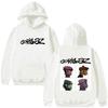 Rock Band Gorillaz Demon Days Album Graphic Hoodie Men Women Hip Hop Alternative Vintage Oversized Pullover Hoodies