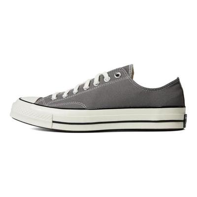 Chuck 70 Vintage Canvas Low Origin Story Серые кроссовки унисекс Egret Black A05586C