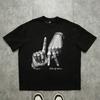 Printed Letters Loose Hip-hop Short-sleeved Men and Women T-