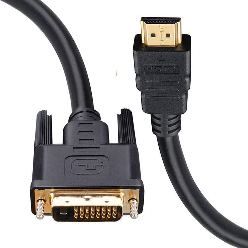 Кабель DVI-HDTV Совместимый кабель HDMI-DVI 1,5 м 1080P 3D DVI D 24 1-контактный кабель-адаптер для ТВ-приставки DVD ПК
