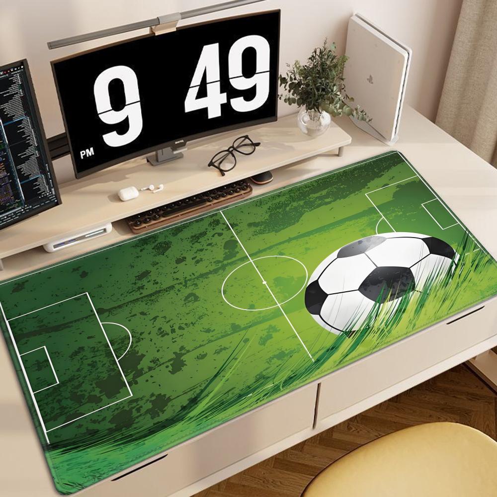 Large Mouse Pad Anime Football Cartoon Desk Pad Pc Gaming Accessories Mausepad Custom Table Mats NonSlip Keyboard Rubber Carpet