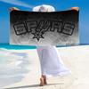 SA Spurs Print Beach Towel, Large Soft Quick Dry Towel for Beach Camping Swimming