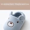 Animal Pattern Baby Shoes Cotton Baby Floor Sneakers Cute Crib Shoes  Spring Autumn