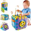 Baby Toy, Activity Dice Toy, 6 In 1 Multipurpose Play Centre with Music. Best Gift Toy for Boys and Girls, Toddlers, Children, 18 Months+