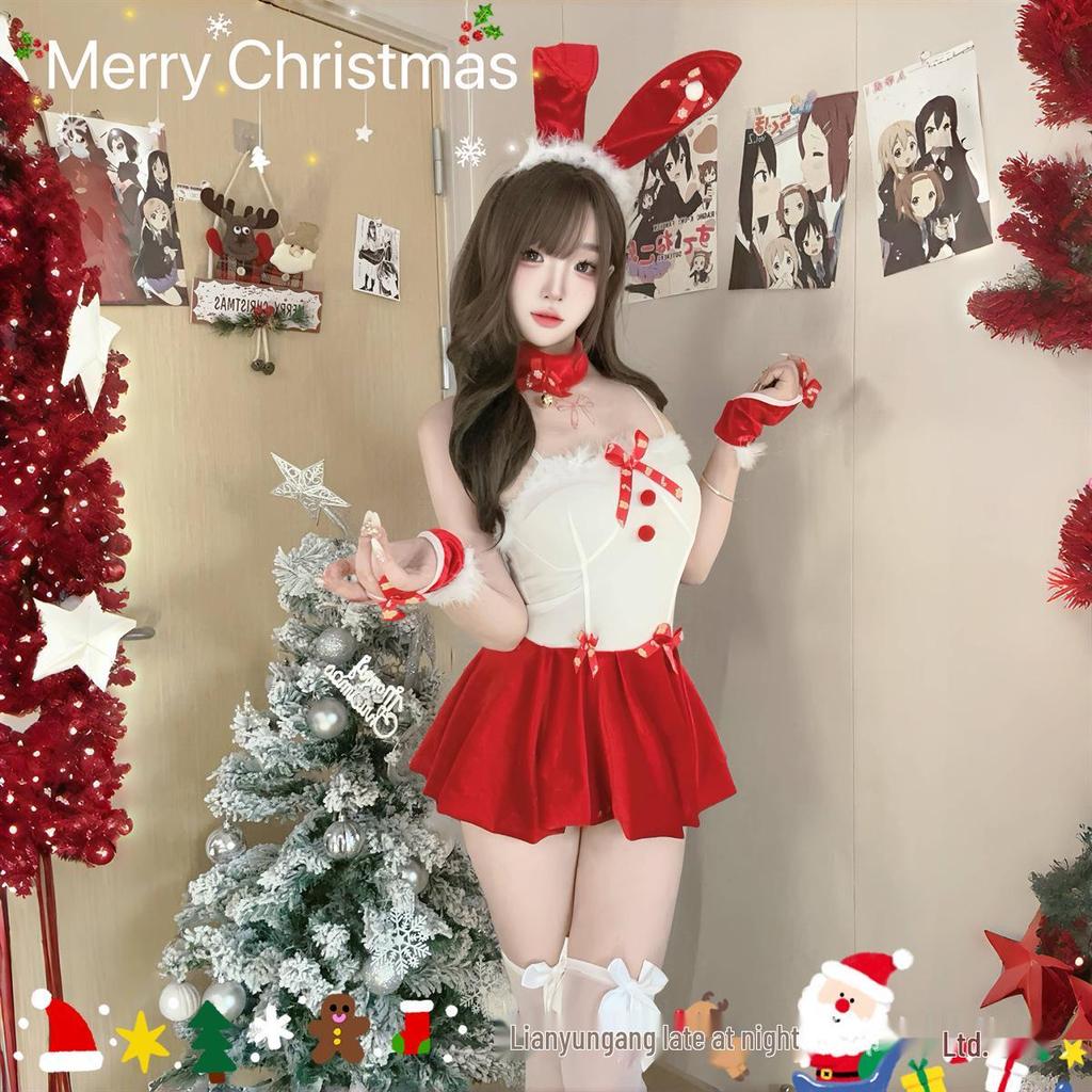 Праздничный костюм для рождественской вечеринки «Девушка-кролик»