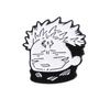 Милый набор брошей Jujutsu Kaisen Юдзи и Годзё – Мультяшный аниме значок