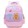 Kids Capybara Cartoon Lightweight Kindergarten Backpack For Student School Days