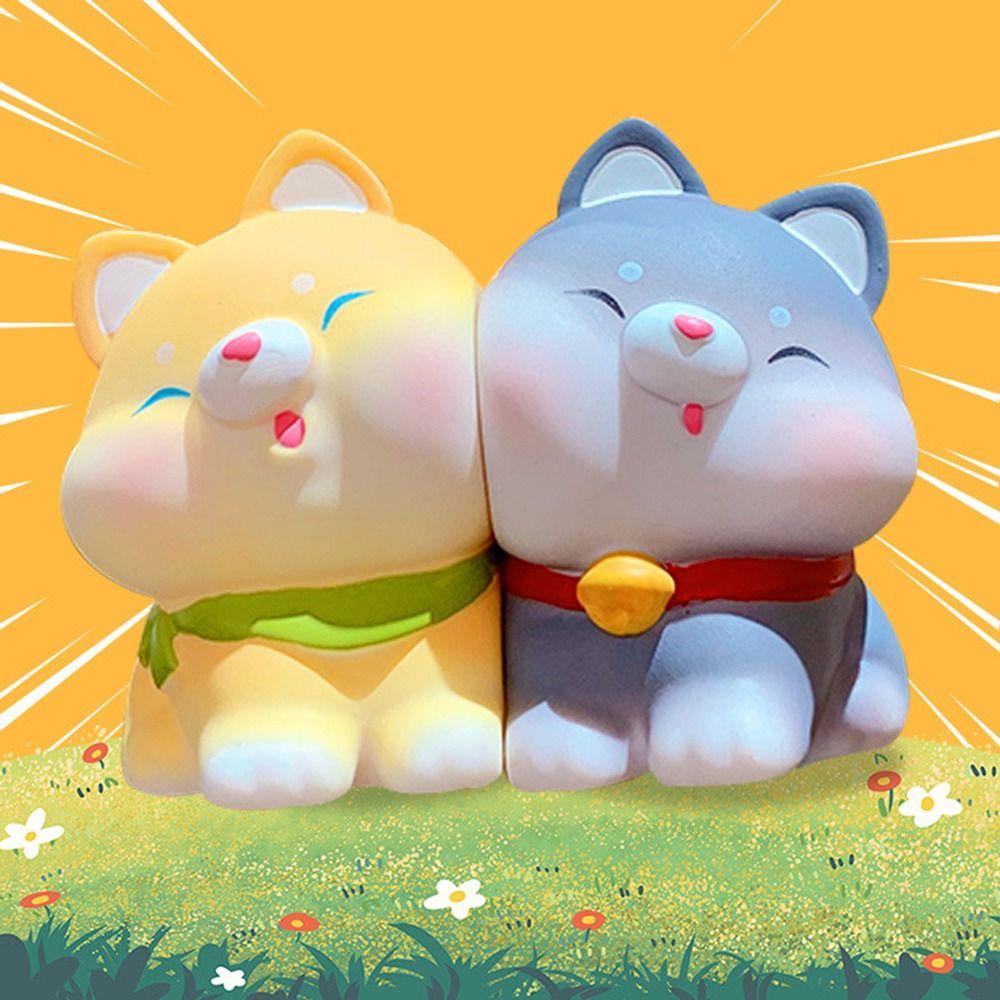 Творческий брелок для ключей в виде собаки Сиба-ину, милый брелок для рюкзака, студент