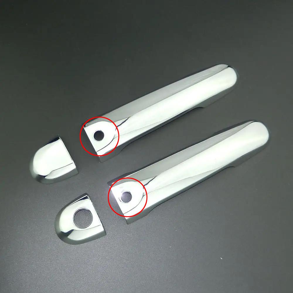 Для Nissan Juke 2011-2018 ABS Chrome Боковая дверная ручка Накладка Отделка и крышка дверной чаши Автомобильный стиль 2012 2013 2014 2015 2016 2017