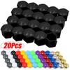 20Pcs Car Wheel Nut Caps Protection Anti-Rust Auto Hub Car Tire Screw Caps Nut Bolt Covers Caps Exterior Decoration 17/19/21mm